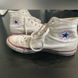 White high top converse